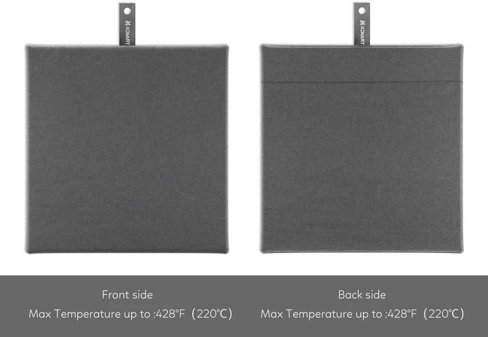 Termopresavimo kilimėlis 30.5x30.5 cm, dvipusis, pilkas