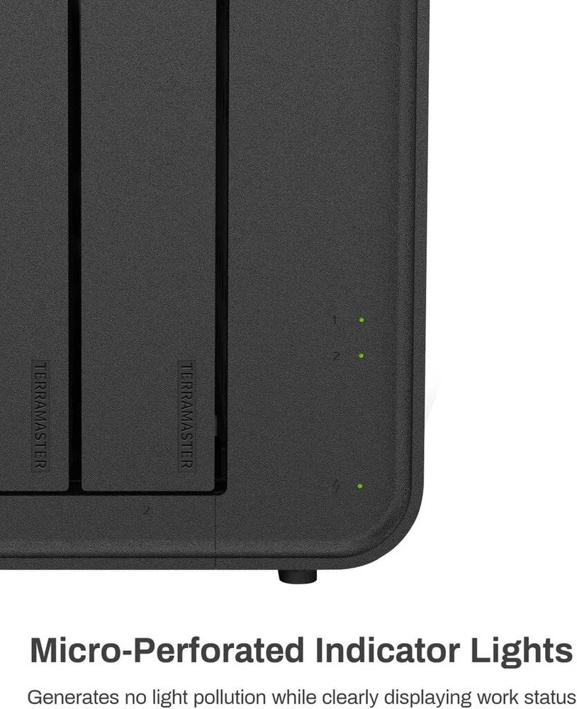 Terramaster D5 Hybrid hdd nvme dėklas - usb 3.2 gen 2 10gbps type c 5 lizdų usb saugykla palaiko raid 0/1/single/jbod išskirtinį 2+3 raid hibridinį diskų masyvą (be kietojo disko), 124761