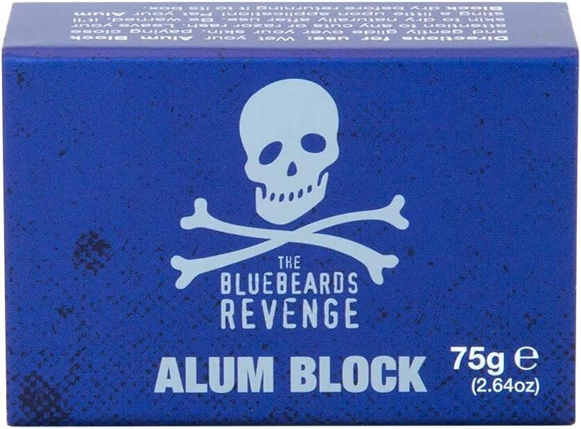 The Bluebeards Revenge Alūno blokas, raminantis odą ir stabdantis kraujavimą po skutimosi
