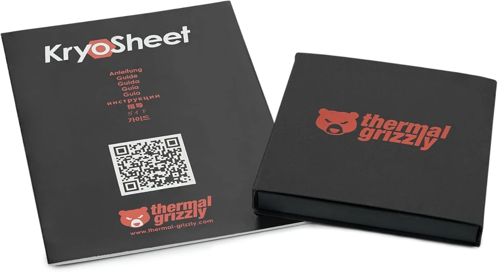 Thermal Grizzly - Kryosheet (38x38x0,2mm) - grafeno termo pagalvėlė - didžiausias šilumos laidumas - alternatyva aukštos kokybės termo pastai cpu/gpu/ps4/ps5/XBOX
