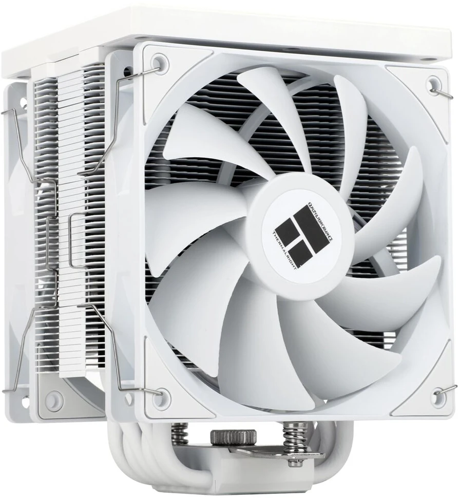 Thermalright Burst Assassin 120 Vision Baltas Cpu aušintuvas oru Ips 2.4" pasukamas ekranas 120mm palaikymas pirmyn ir atgal Intel Lga1700/1150/1151/1200/1851 Amd Am4/am5