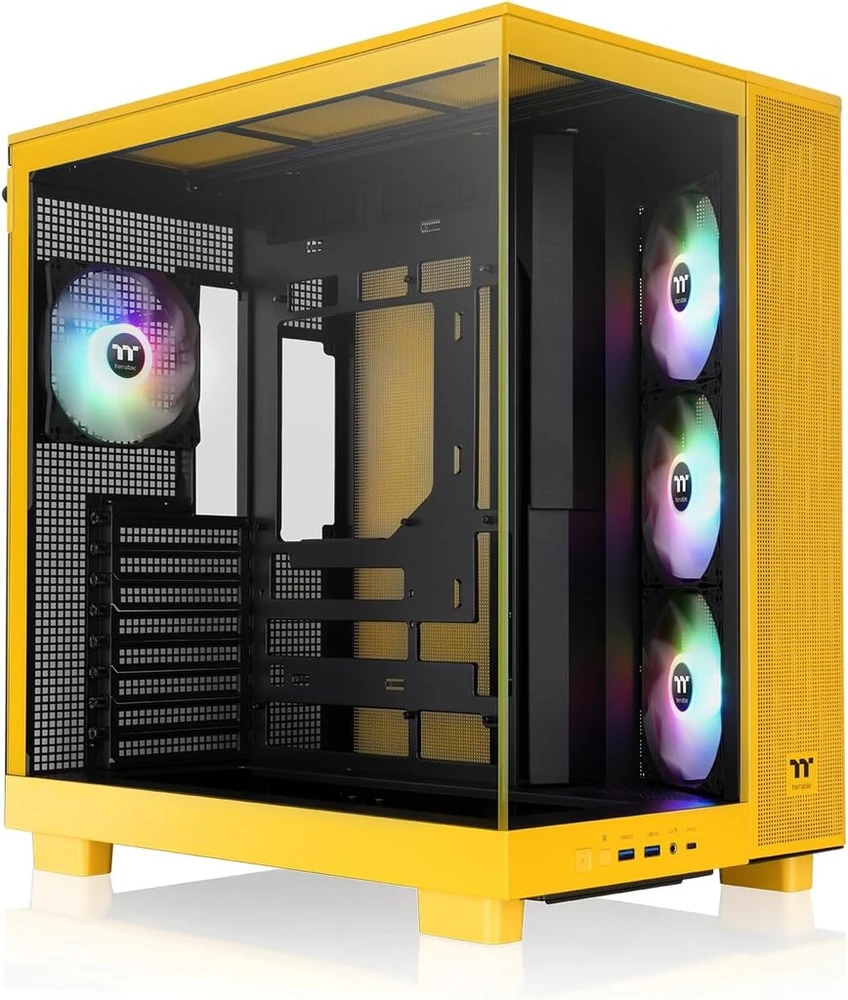 Thermaltake View 380 Xl Tg Argb Mid Tower korpusas Bumblebee