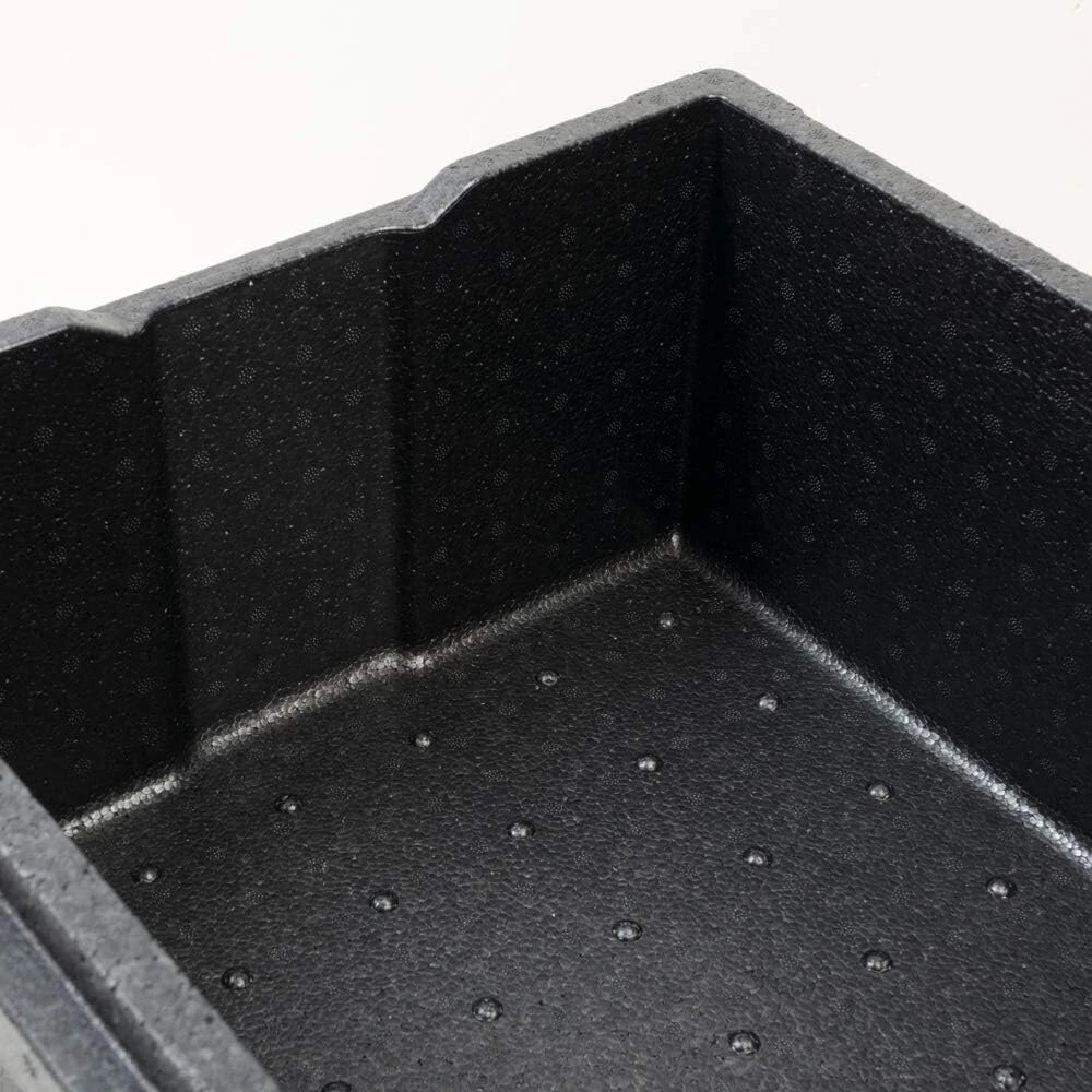 Thermo Future Box Square Thermobx šaldymo dėžė, transportavimo dėžė, šildymo dėžė ir izoliuota dėžė su dangčiu, 40 litrų dėžė picai, termo dėžė pagaminta iš Epp (išplėstas polipropilenas)
