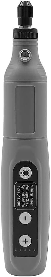 Tiardey akumuliatorinis rotacinis įrankis su 24 priedais - 3.7v 5 greičiai 3600-15000rpm mini elektrinis šlifuoklis įkraunamas per Usb