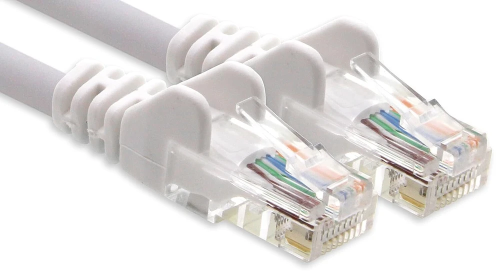 Tinklo kabelis Cat-6 kabelis Rj45 1x 2 m baltas