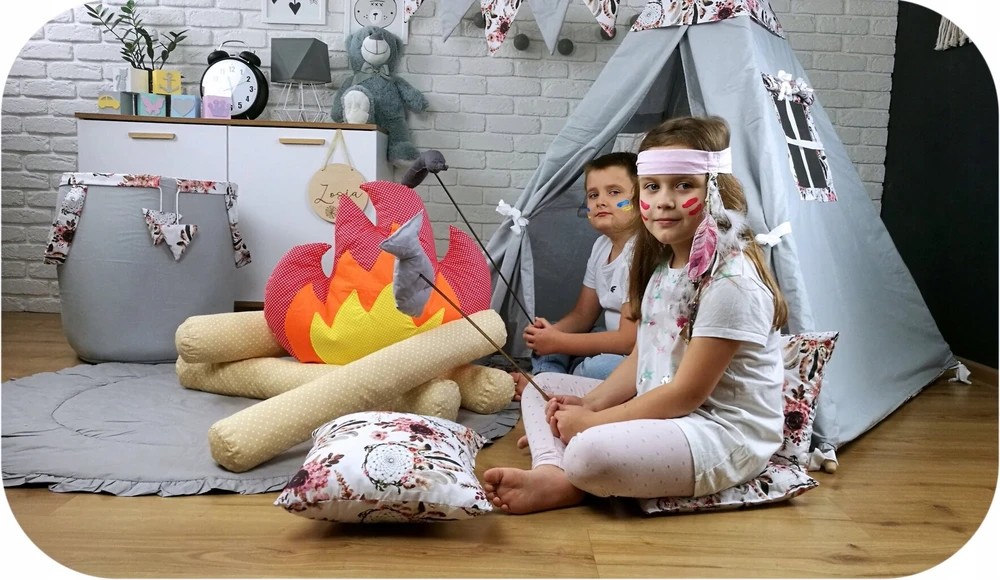 TIPI palapinė 2 langai WIGWAM TEEPEE stabilizatorius