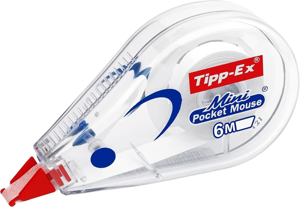 Tipp-ex Mini Pocket Mouse korekcijos juosta, 10 vnt. praktiškoje dėžutėje