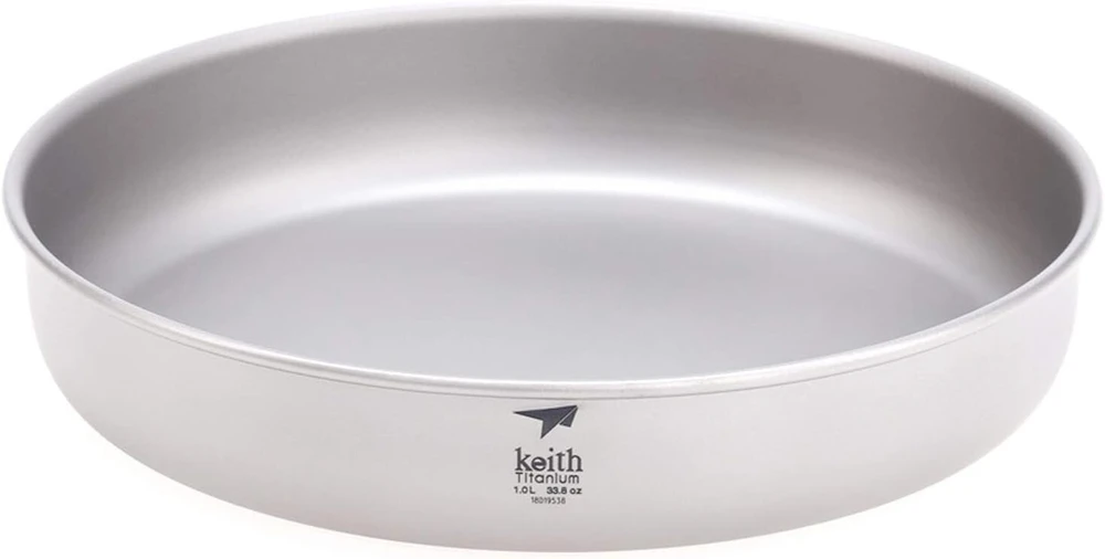 Titano lėkštė Keith Ti8702, didelė, lauko reikmenys