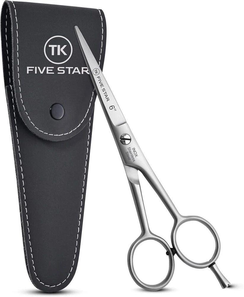 Tk five star solingen® signature professional 6 colių itin aštrios plaukų kirpimo žirklės barzdos žirklės plaukų kirpimo žirklės