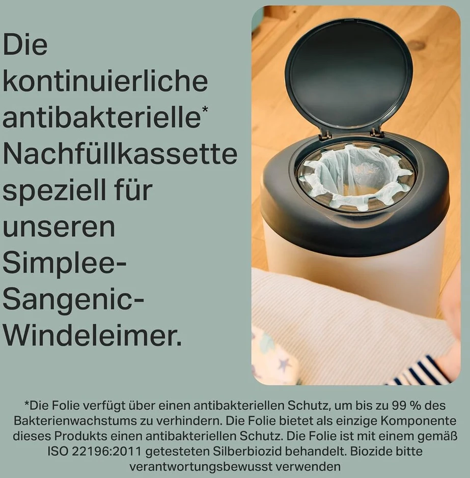 Tommee Tippee Simplee Sangenic papildymas 6 vnt.