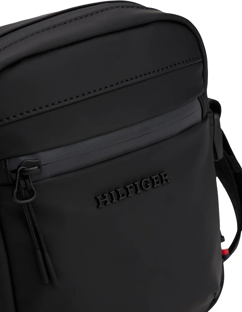 Tommy Hilfiger vyriška rankinė per petį Mini Reporter Small, juoda, vienas dydis, juoda (juodas), Unit size
