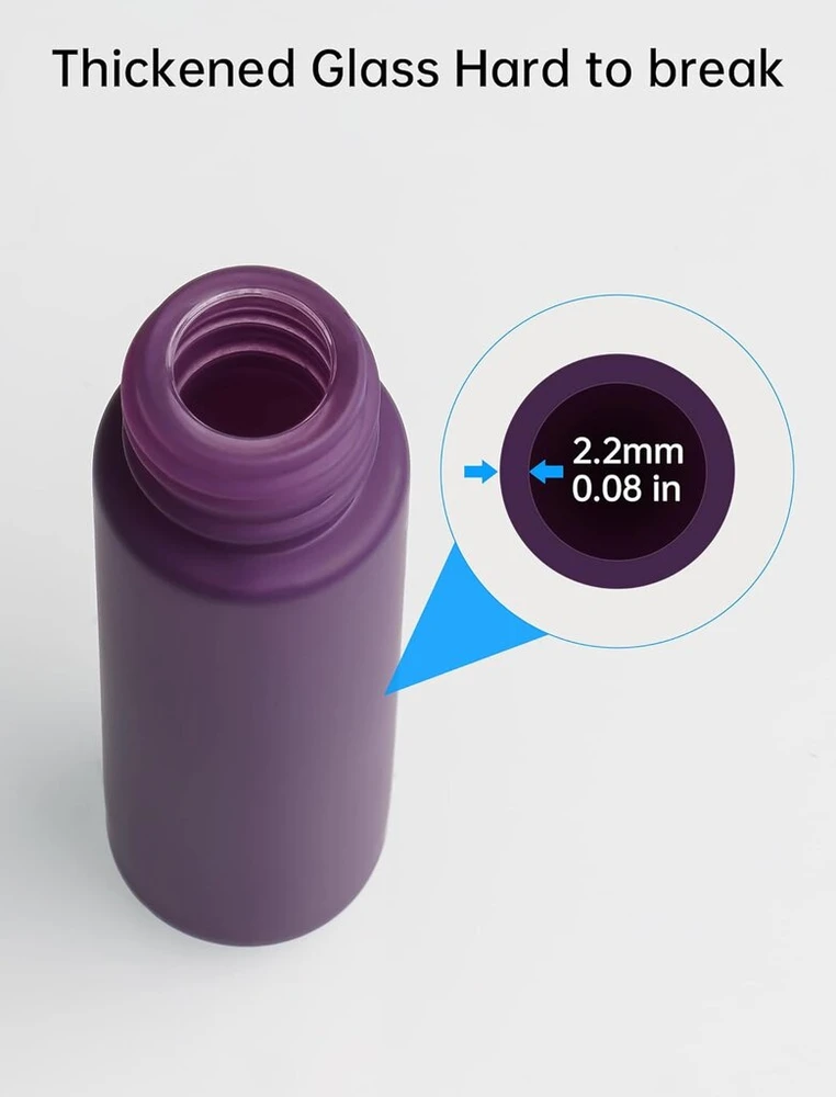 Tomorotec roll on buteliukai tušti 10 ml, 20 vnt. spalvingų eterinių aliejų roll on buteliukų su nerūdijančio plieno