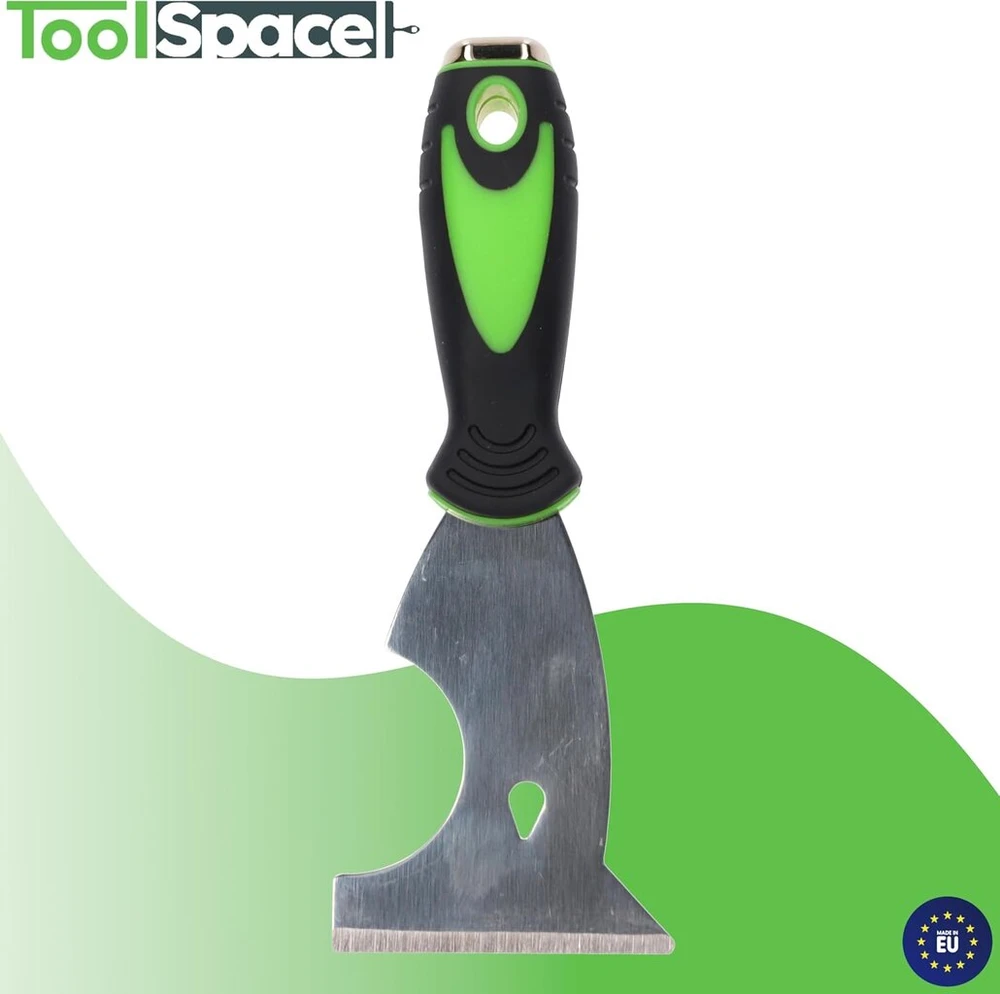 Toolspace 15-in-1 daugiafunkcinė mentelė, universalus sprendimas, keli įrankiai vienoje mentelėje, mentelė, mentelė, butelių atidarytuvas, ašmenų plotis, smailus dažytojo glaistiklis, sienų glaistiklis