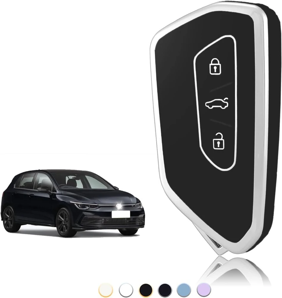 Toomume raktų dėklas, automobilio rakto dėklas, tinkantis vw volkswagen golf 8 mk8 cupra born formentor seat leon mk4 ateca tarraco skoda octavia 8, raktų dėklo apsauga, rakto korpusas - smart key