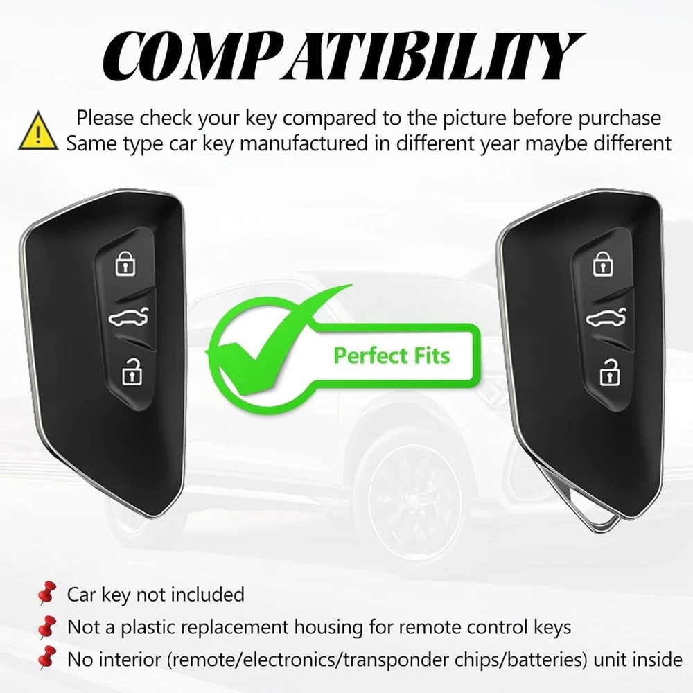 Toomume raktų dėklas, automobilio rakto dėklas, tinkantis vw volkswagen golf 8 mk8 cupra born formentor seat leon mk4 ateca tarraco skoda octavia 8, raktų dėklo apsauga, rakto korpusas - smart key