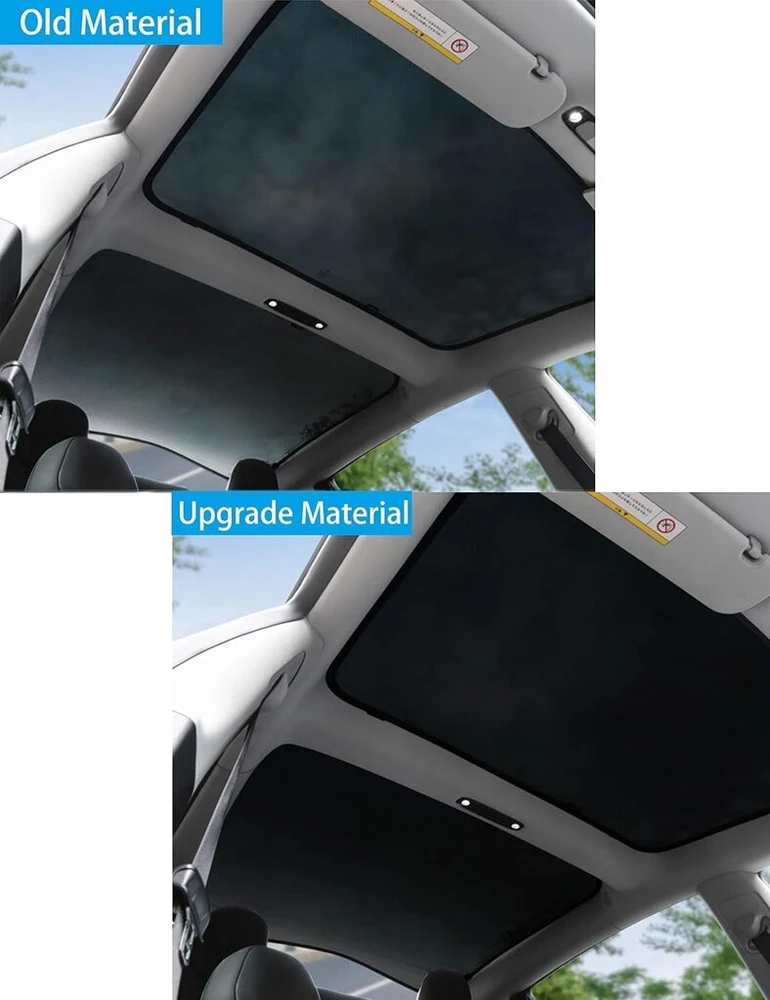 Topfit saulės apsauga, skirta Tesla Model 3 automobiliui, apsauga nuo Uv spindulių, sulankstoma stiklinio stogo saulės apsauga priekiniam ir galiniam langui, skirta Model 3 2021-2025
