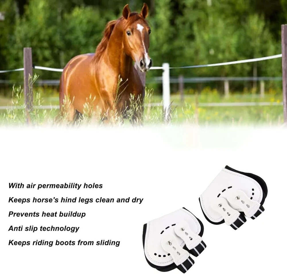 Topincn apsauginiai galinių kojų įtvarai arkliams, fetlock apsaugos arkliams, smūgiams atsparūs, laidūs orui, skirti arklių įrangai (l)
