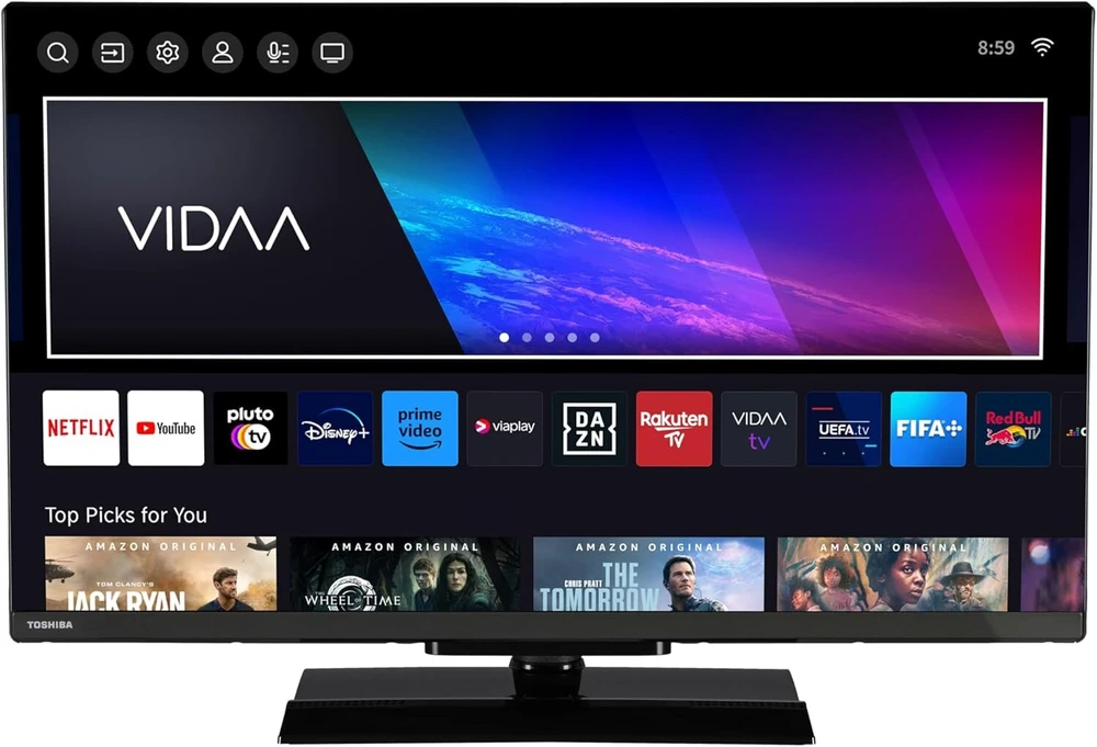Toshiba 32lv3e63daz 32 colių Televizorius/vidaa Smart Tv (full Hd, Hdr, trigubas imtuvas, Bluetooth, Dolby Audio)