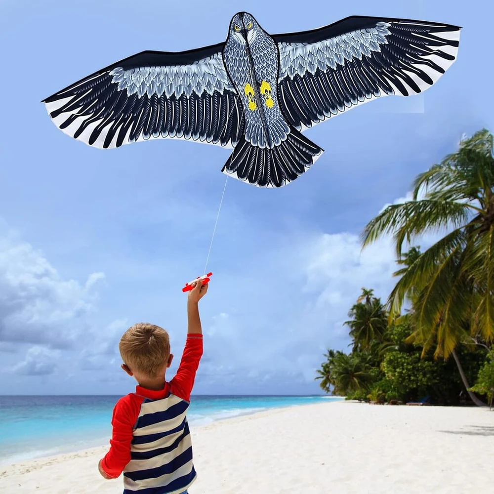 Touch the sky 1.8 m milžiniškas erelio aitvaras vaikams ir suaugusiems, lengvai valdomas, unikalios struktūros dizainas, puikūs žaidimai ir veikla lauke. Tinka pradedantiesiems