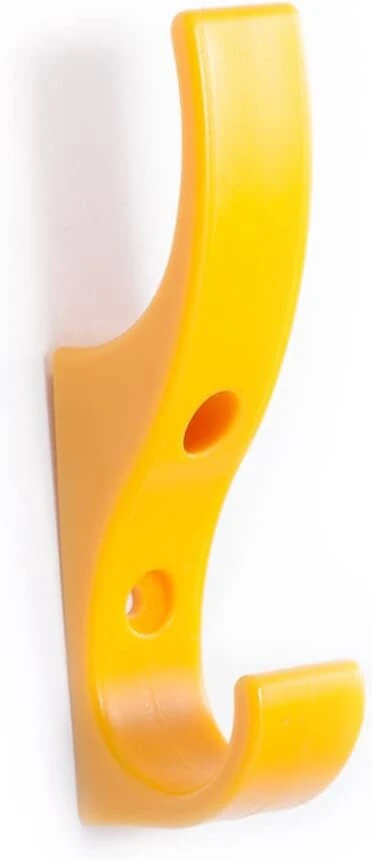 Toughook nelūžtančios mini plastikinės saugos krepšio ir palto sieninės pakabos mokykloms, 5 vnt., vaivorykštės spalvos