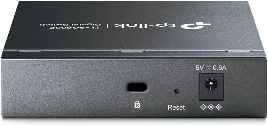 Tp-link tl-sg605e 5 prievadų gigabitinis lengvai valdomas tinklo jungiklis (plug and play, metalinis korpusas, qos, igmp snooping, vlan, centralizuotas valdymas, energiją taupantis)