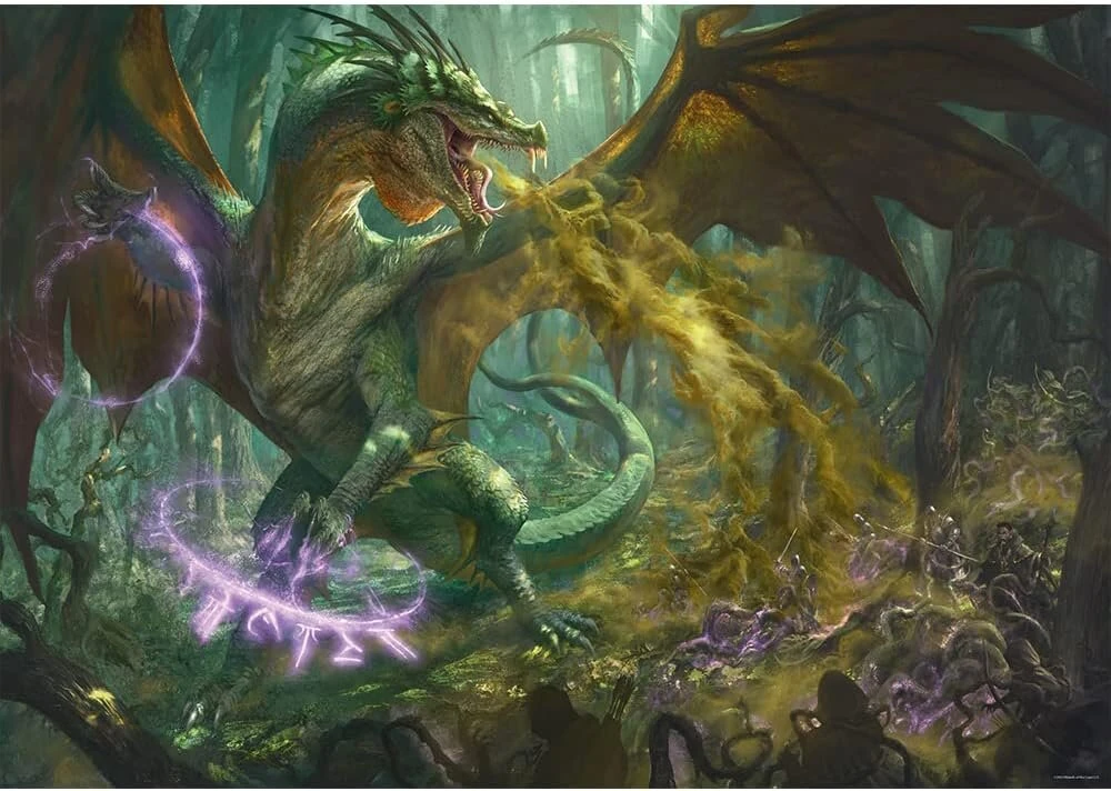 Trefl Dėlionė 10758 Prime Dungeons & Dragons, Dear Žalias Sand