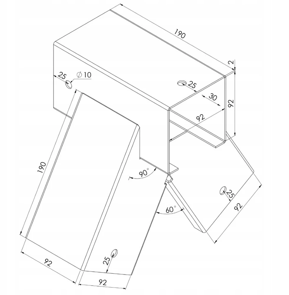 Tribecco sūpynių surinkimo rinkinio jungtys 90x90 raudonos