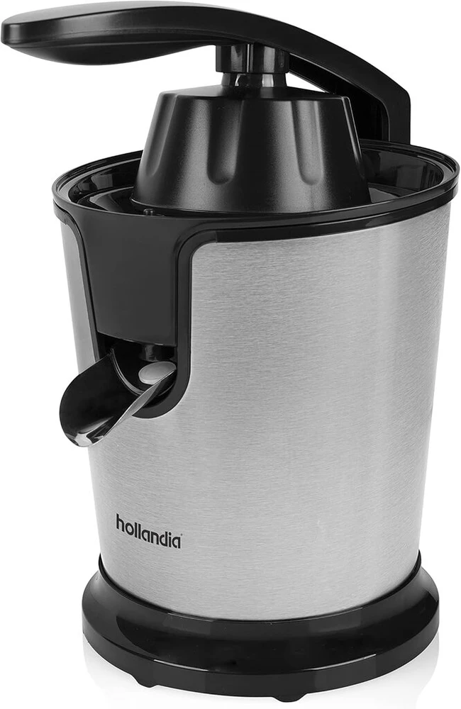Tristar Cp-3002 citrusinių vaisių sulčiaspaudė - 2 spaudimo kūgiai - minkštimo filtras - juoda/nerūdijančio plieno