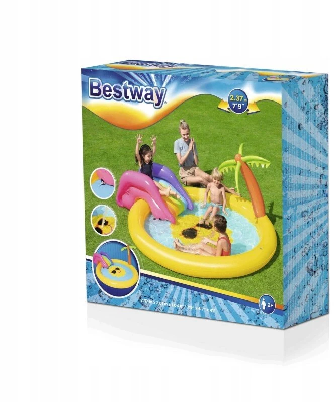 Tropikų žaidimų aikštelė BESTWAY su baseinu