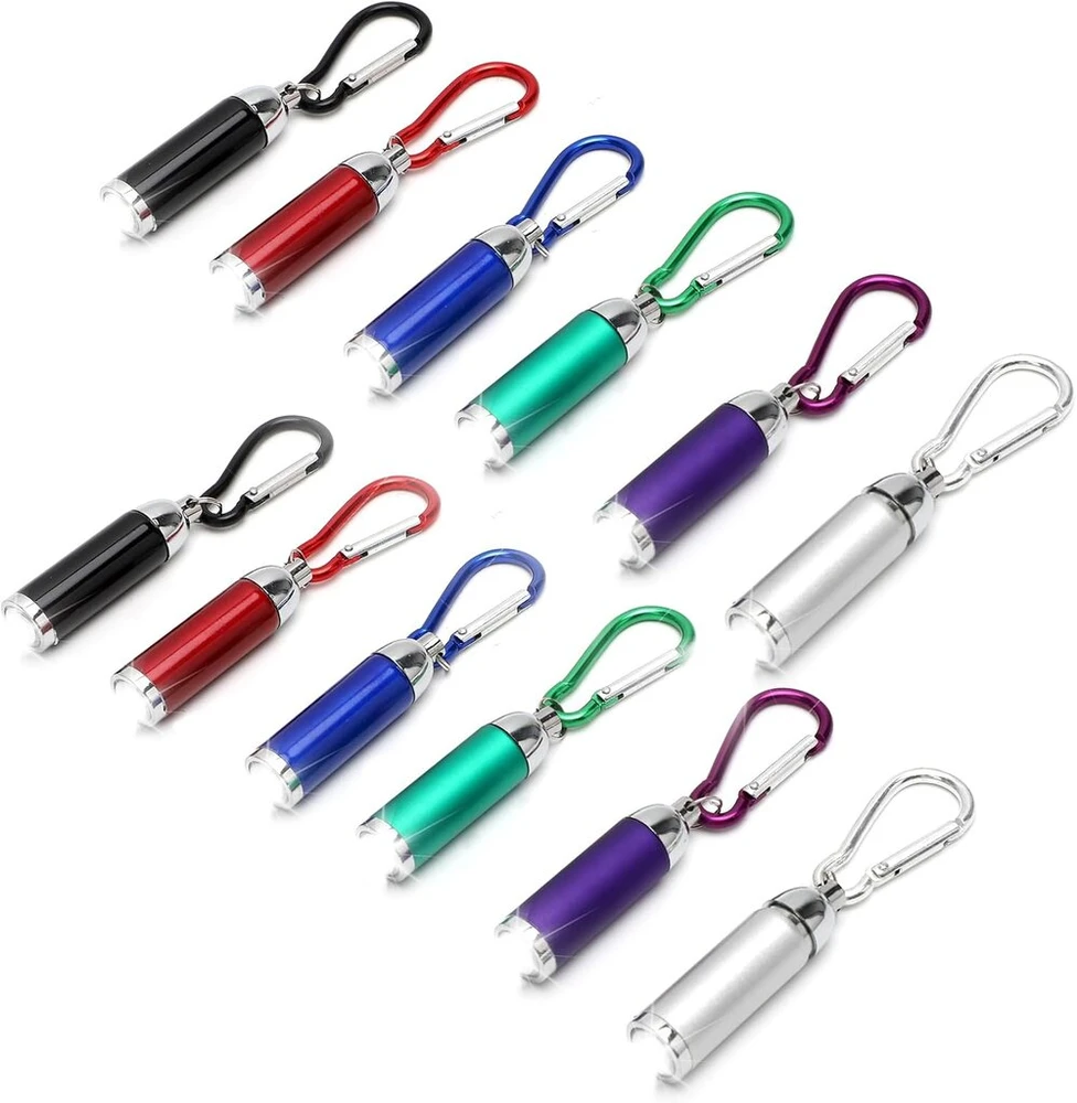 Tutamaz mini mažas vaikiškas žibintuvėlis, 12 led raktų pakabuko žibintuvėlis berniukams mergaitėms, mažas led žibintuvėlis avarinei situacijai, stovyklavimui lauke, važinėjimui dviračiu 9 10 11 12 metų vaikams