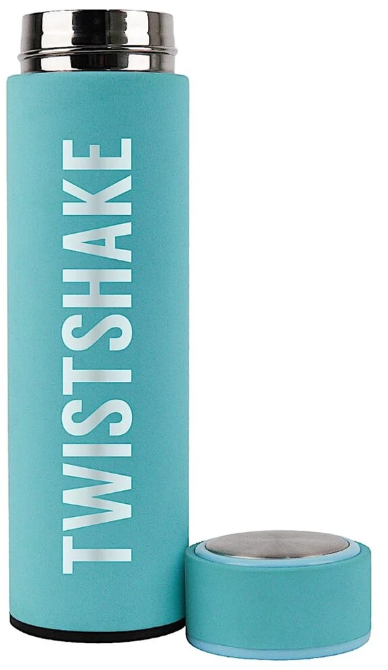 Twistshake karštas arba šaltas izoliuotas butelis/termosas 420 ml/14 oz - pastelinis mėlyna