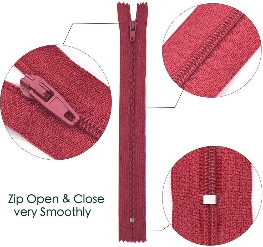 Tx užtrauktukas siuvimo užtrauktukas nailono dervos spalvos užtrauktukas 30 cm su žiedu 12 spalvų ritės užtrauktukas