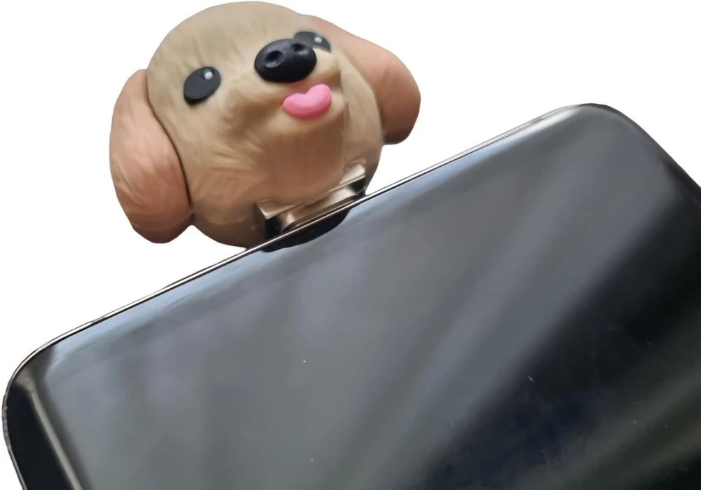 Ulticool Dog Usb atmintukas Type C 32gb, skirtas išmaniajam telefonui arba nešiojamam kompiuteriui - originalus moterims, vyrams, merginoms, paauglėms mergaitėms ar berniukams - smėlio spalvos