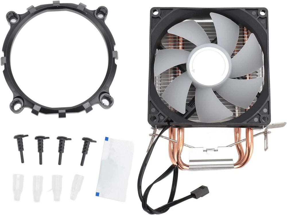Universalus cpu aušintuvas, skirtas am2, am4 ir s-754 939 940, skirtas lga 775 1150 1151 1155 1156 1200 1700 1356 1366 (leuchtende Version)