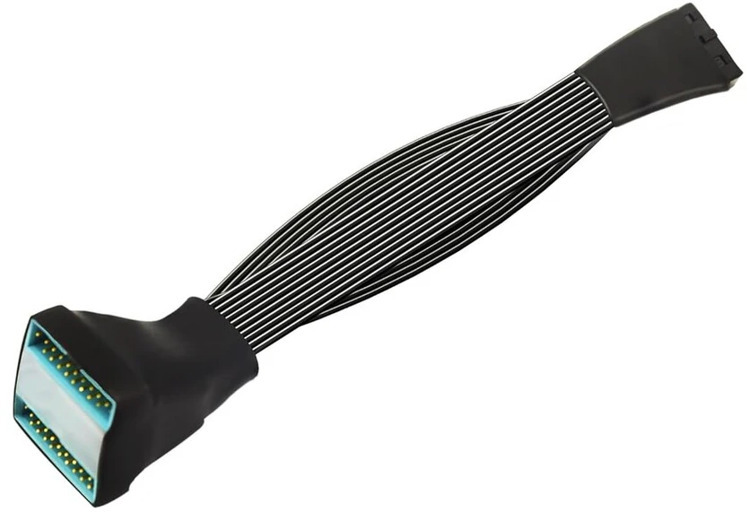 Usb 3.0 19/20pin Y tipo daliklis motininėms plokštėms, 15 cm