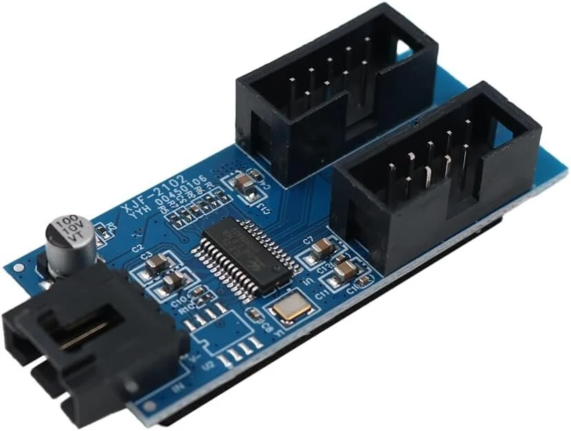 Usb 9-pin šakotuvas: 1 į 4 vidinis plėstuvas