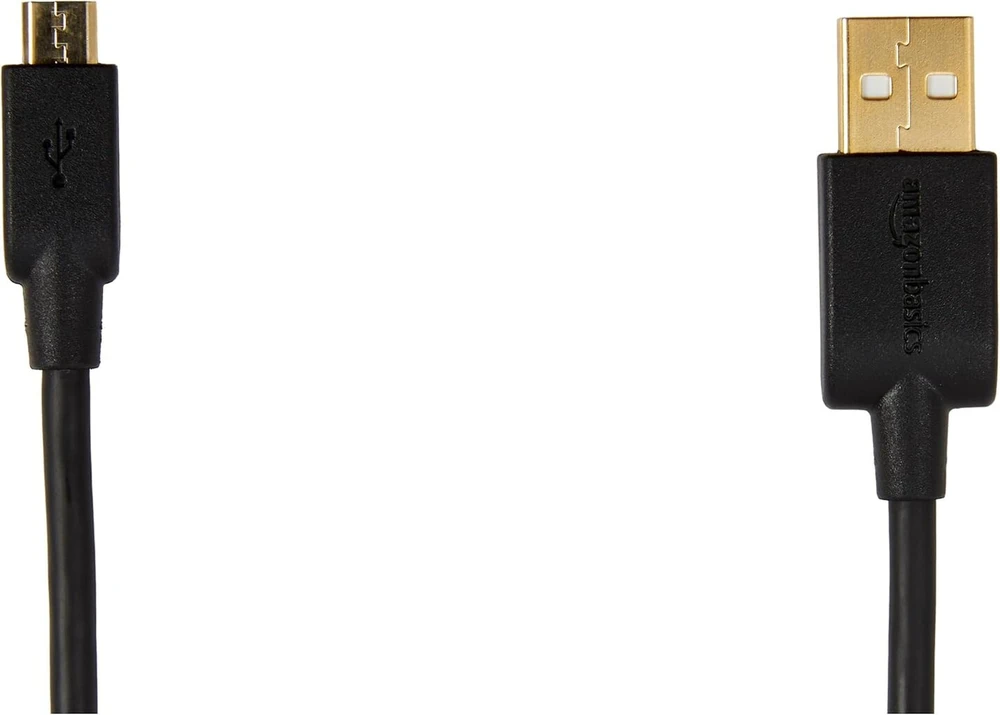 Usb A į Micro Usb 2.0 kabelių rinkinys, 5 vnt., 3m, juodi