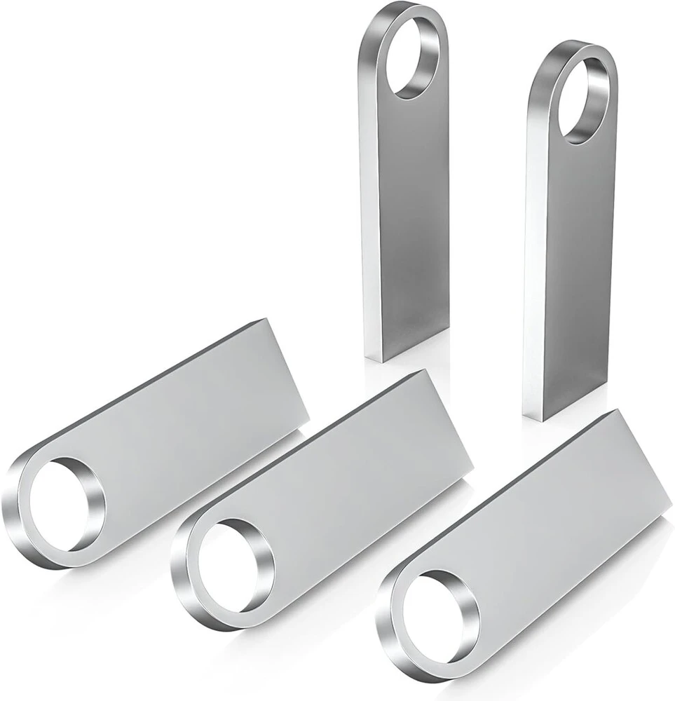 Usb atmintinė 4 gb, 5 vnt. pakuotė, ablaze mini atmintinės, atsparios vandeniui, 4 gb usb atmintinės, metalinės
