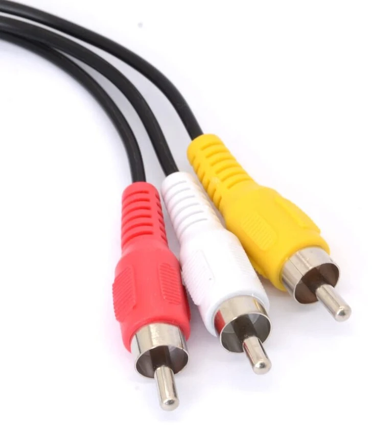 Usb į 3 Rca Kabelis, Vaizdo Av Adapteris Tv, Pc, Dvd (20cm)