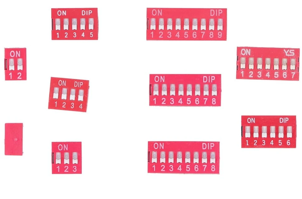 Vaizdo plokštė Dip jungiklių rinkinys 45 vnt. Pcb, testavimo plokštėms