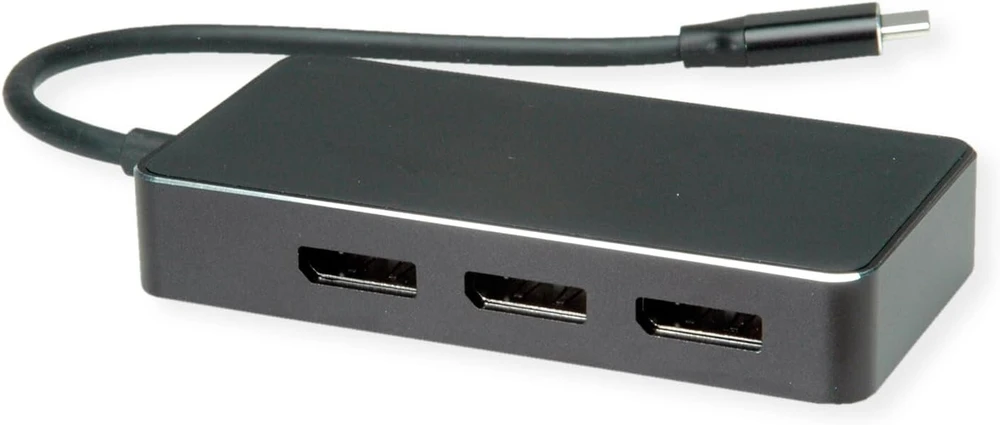 Value Multi-display adapteris Usb Type C - 3x Dp, Multi-stream 4k