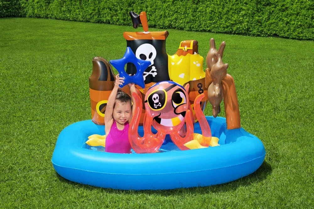 VANDENS ŽAIDIMŲ AIKŠTELĖ BASEINAS PIRATŲ LAIVAS VAIKAMS