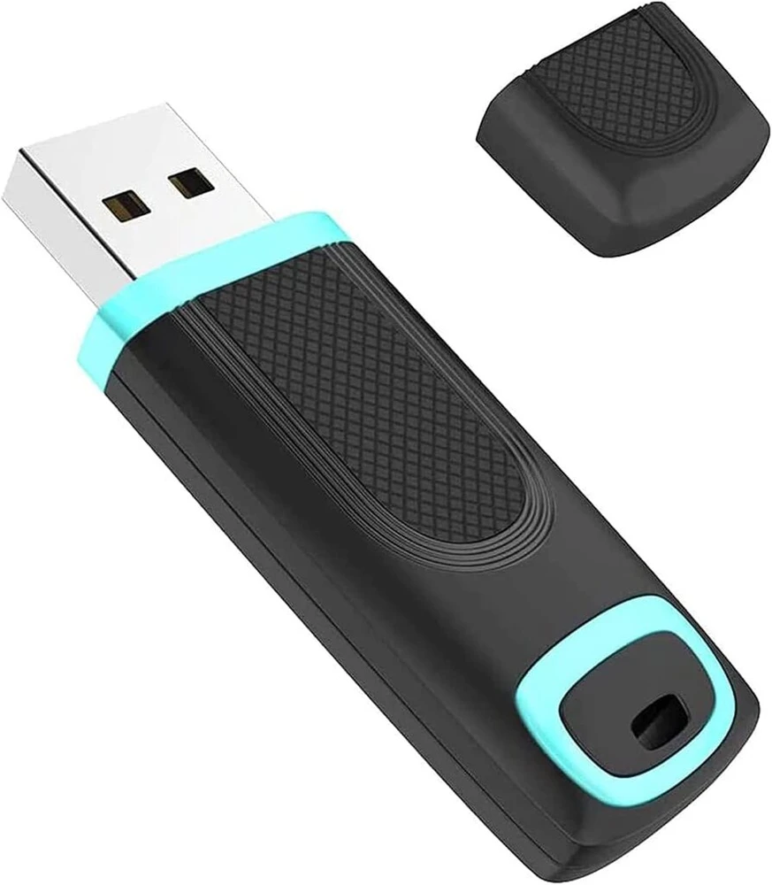 Vansuny Usb 3.0 atmintinė 128gb su Led indikatoriumi, ciano spalvos