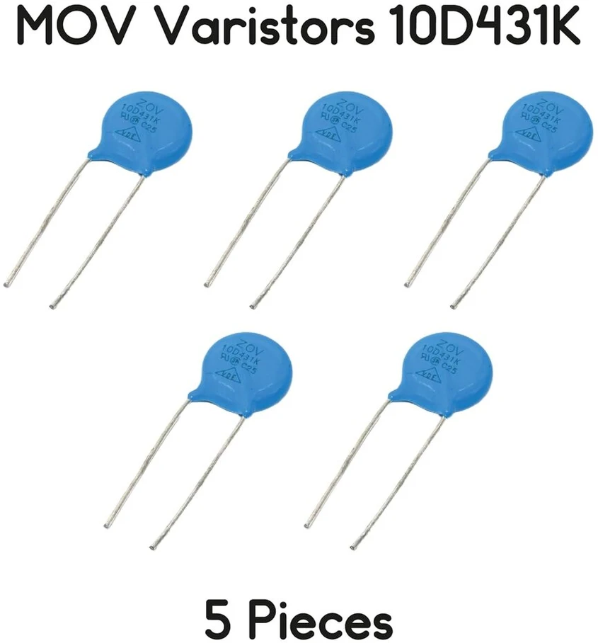 Varistorius Mov 10d431k 430v 2.5ka, 5 vnt.
