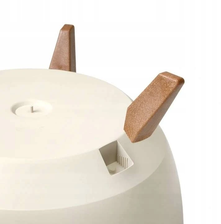 Vazonas ant 3 kojų Roma Bowl juodas, A:23 cm, 29x29