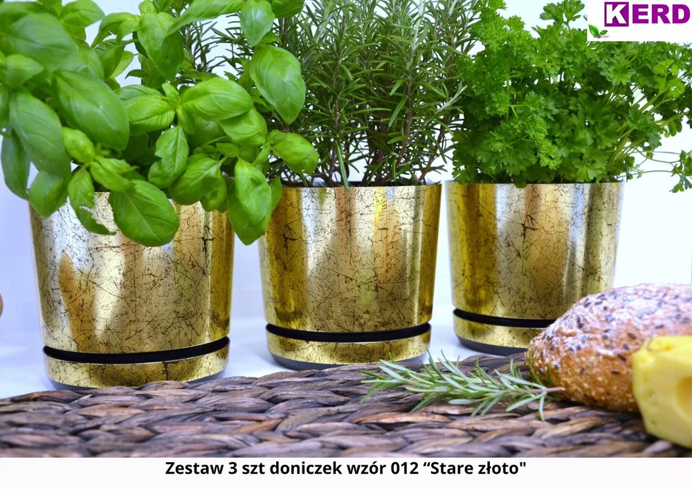 Vazonas su stovu Old Gold 14 Classic, retro stiliaus