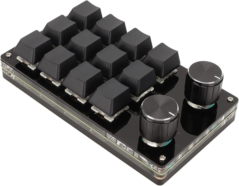 Vbestlife programuojama makro klaviatūra 12 klavišų 2 mygtukai Rgb maža programuojama Macropad mechaninė Osu klaviatūra programuojama Diy klaviatūra žaidimams biurui medijai