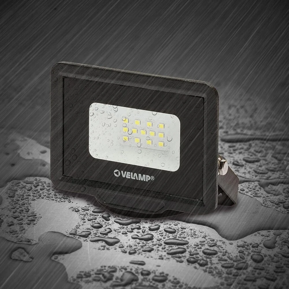 Velamp Padlight5 Led Smd prožektorius 10w Ip65 juodas 4000k