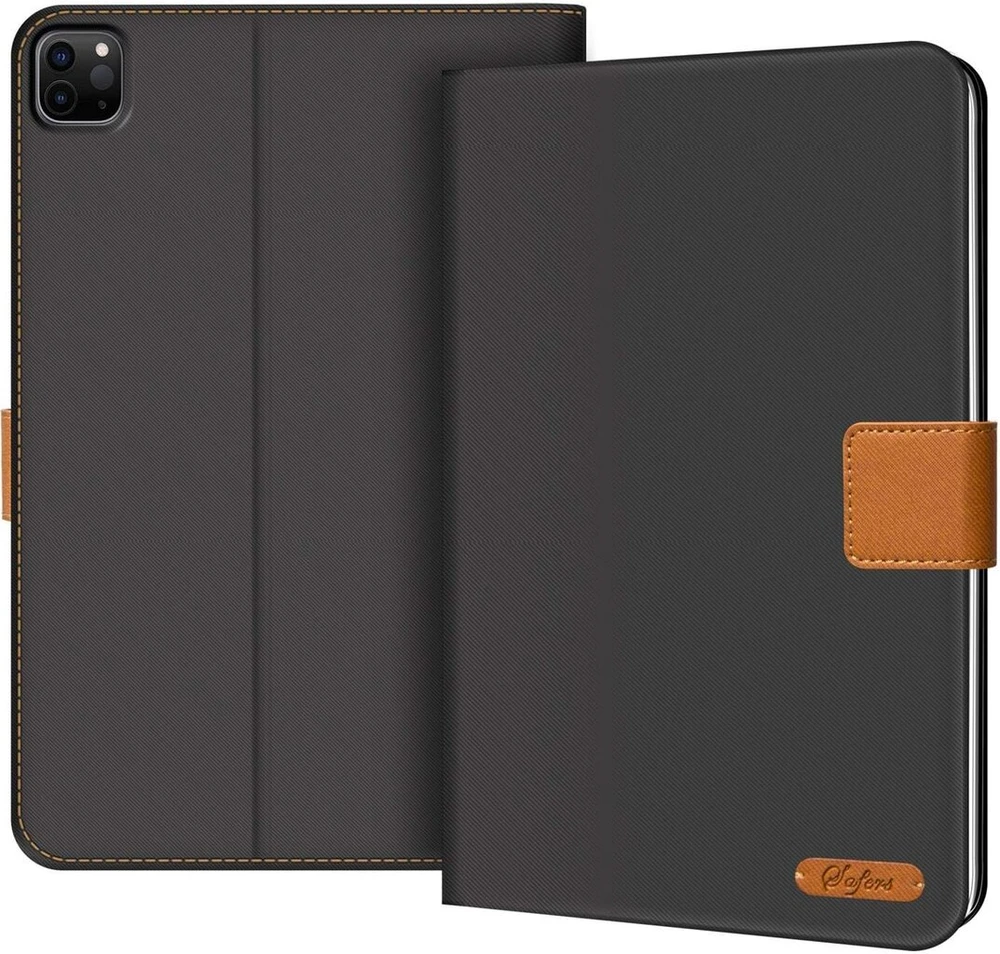 Verco dėklas, skirtas ipad pro 11 (2022), apsauginis planšetinio kompiuterio krepšys su stovo funkcija, skirtas ipad pro 11 colių [2022 m. 4-os kartos], juodas