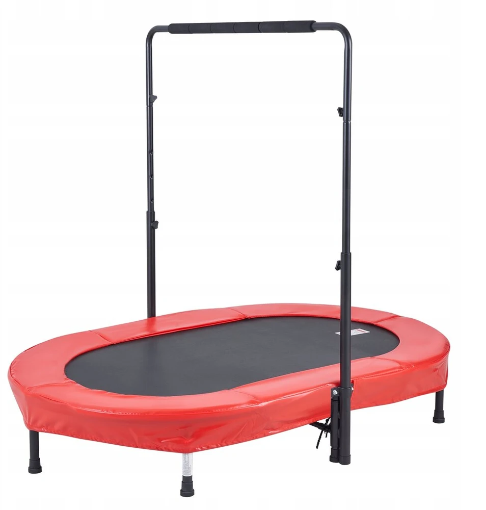Vevor batutas 143,5 cm, 100 kg apkrova, reguliuojamo aukščio, raudonas, vaikams